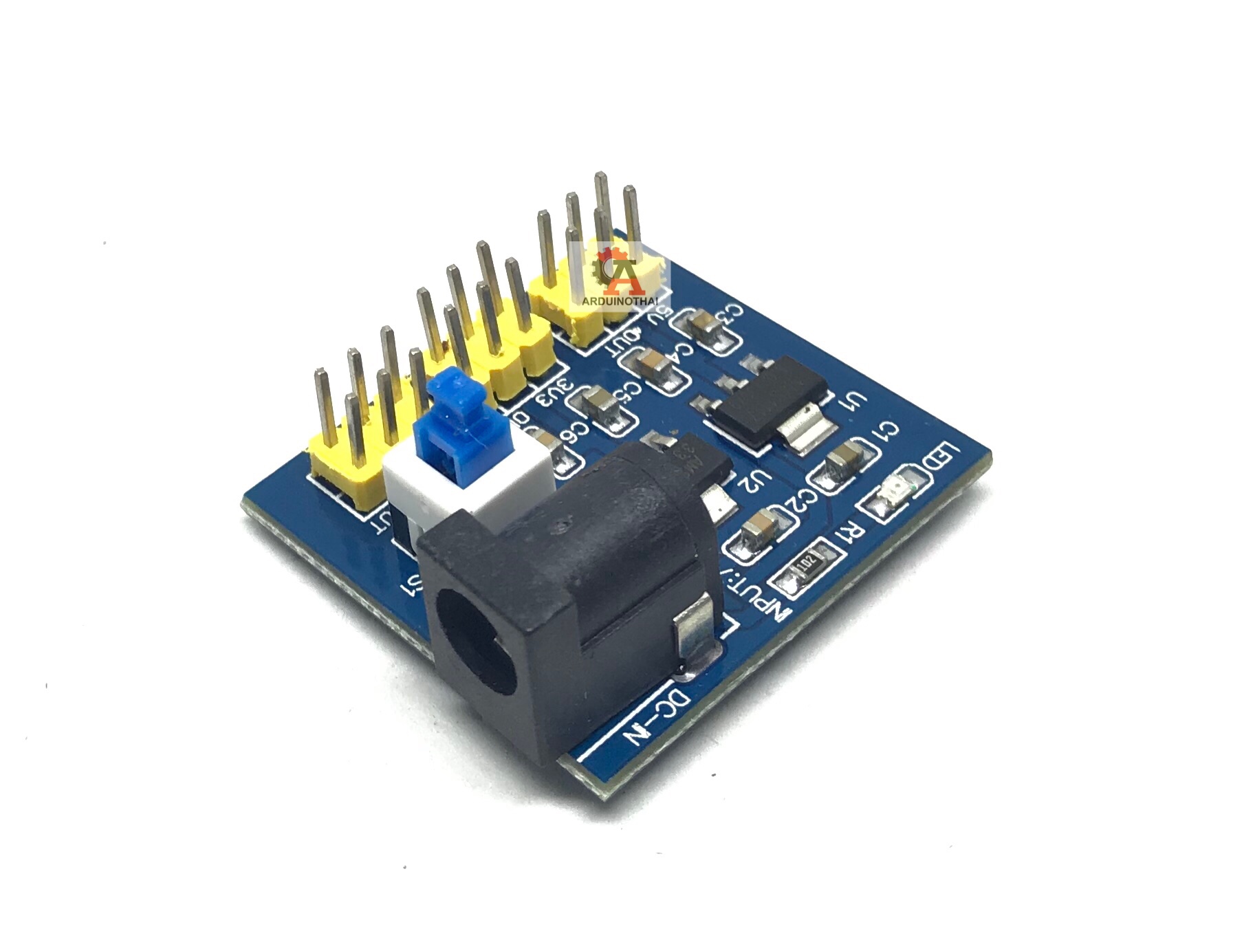 โมดูลแปลงไฟ 7-12V เป็น 5V และ 3.3V Voltage Conversion Module DC-DC 7-12V to 5V 3.3V สต็อกไทยส่งไว