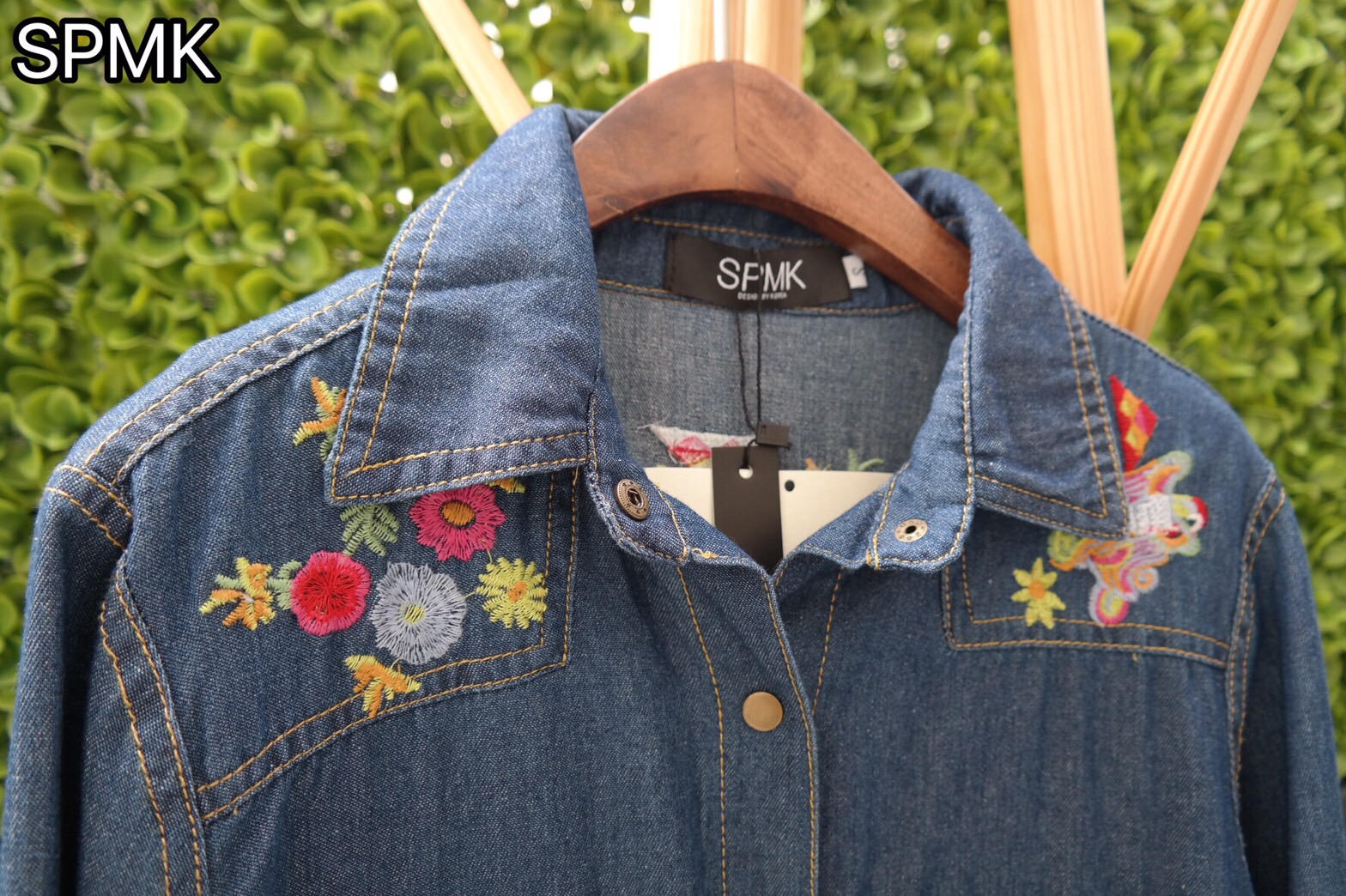 Shirt ยีนส์ boho vintage ผ้านิ่ม ใส่สบาย ปักแน่นๆสีสดใสมาแล้วคะ