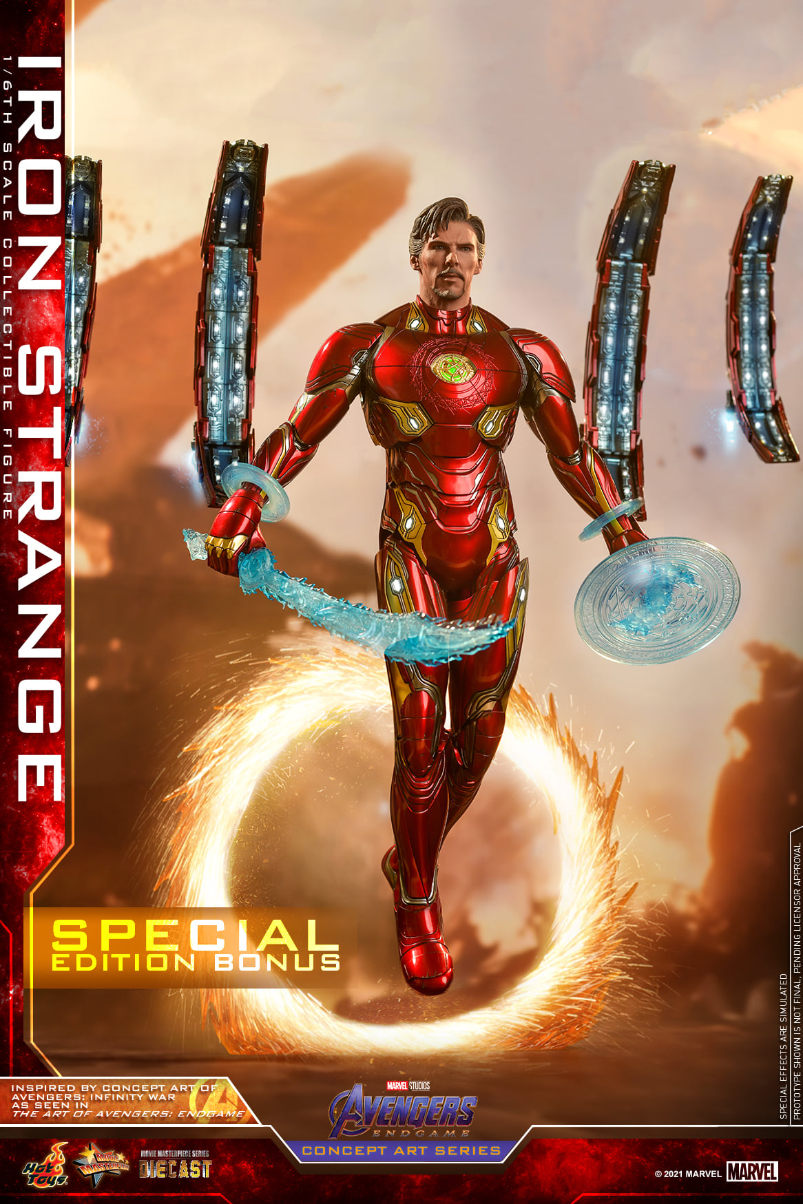 MMS606D41B 1/6 Avengers: Endgame (Concept Art Series) - Iron Strange (Special Edition)