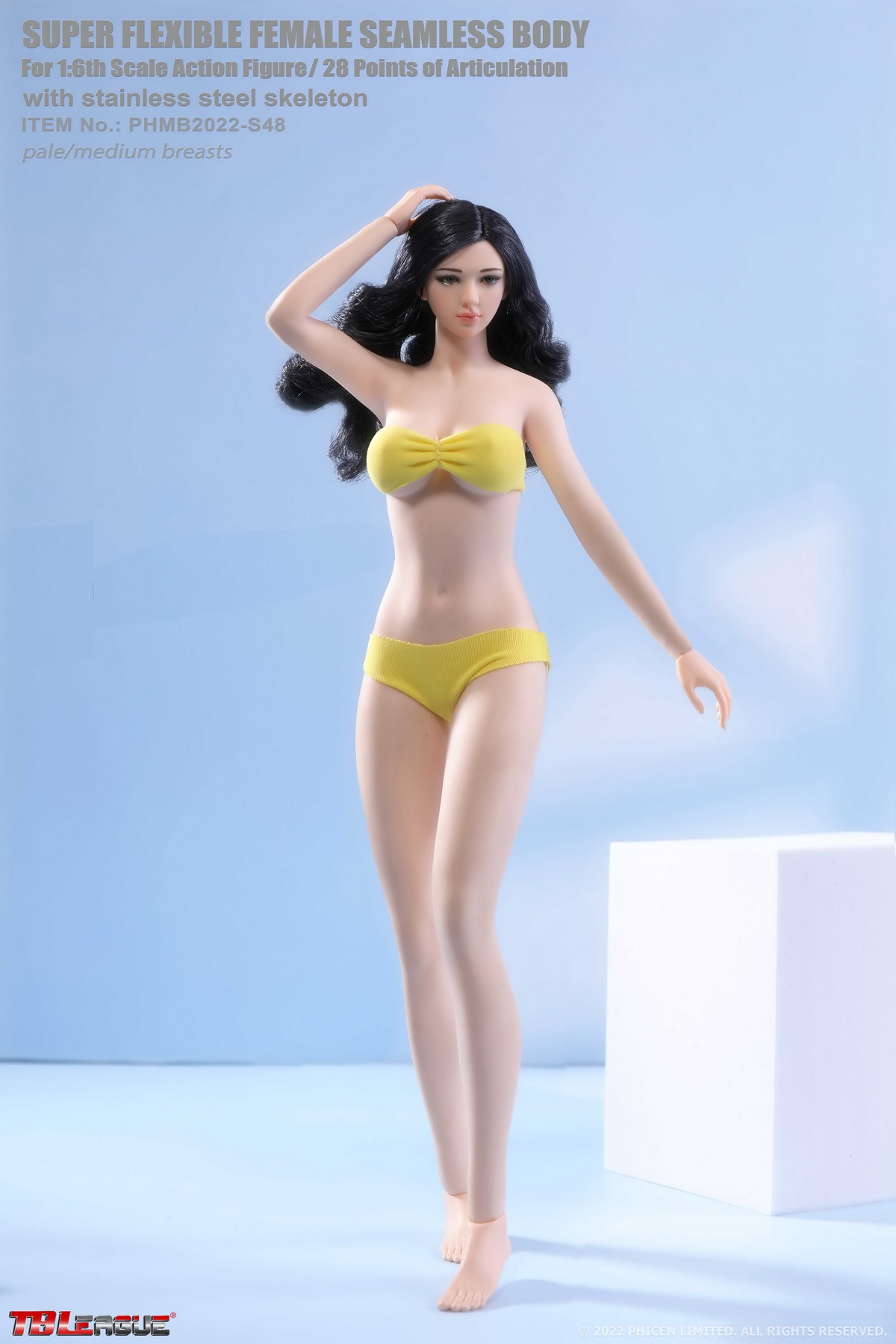 TBLeague PHMB2022-S48A 1/6 Pale Medium Breasts Body