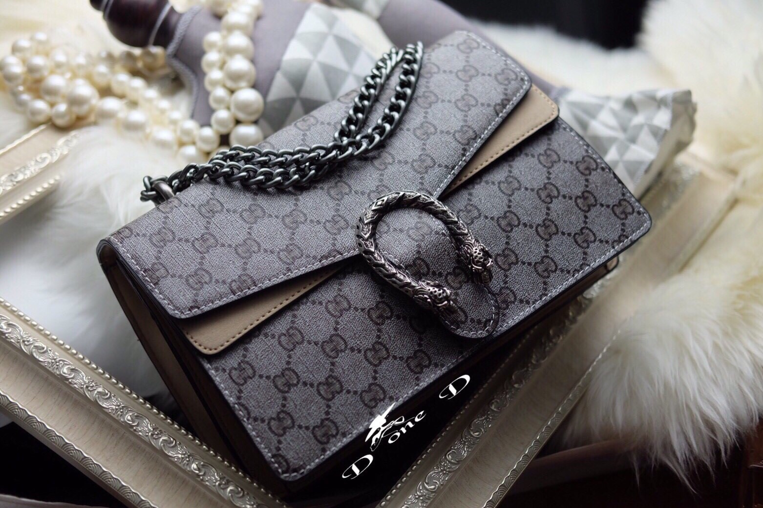 พร้อมส่ง!!! กระเป๋าสะพายลายGucci แบบดาราเซเลบ