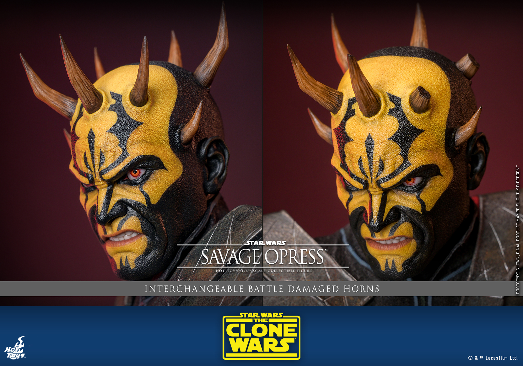 Hot Toys TMS136 Star Wars: The Clone Wars - Savage Opress