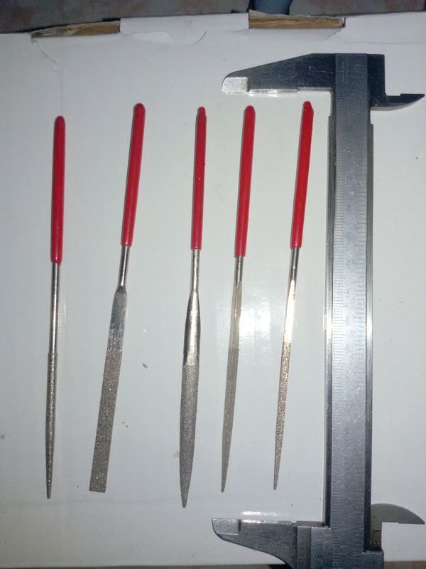 SD01 ตะไบเพชรชุด180*5mm 10 อัน กลม/แบน/โค้ง/สามเหลี่ยม/สี่เหลี่ยม