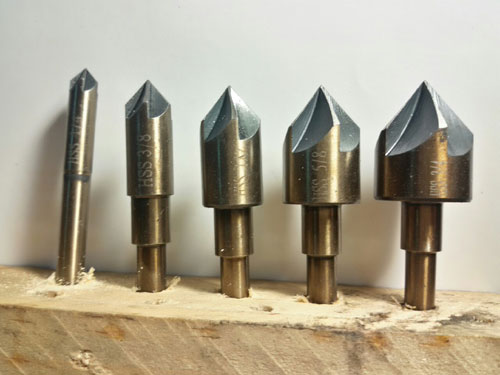 DC04 ดอกลบคมชยายรู Chamfer Cobal ชุด 5 ดอก 5 ฟัน