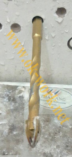 DH04 ดอกเจาะ กระเบื้อง กระจก หินแข็ง **4 ฟัน คุณภาพสูง ** ชุด 6-8-10-12 mm *แกนหกเหลี่ยม สามารถใช้รวมกับข้อต่อสวมเร็ว*