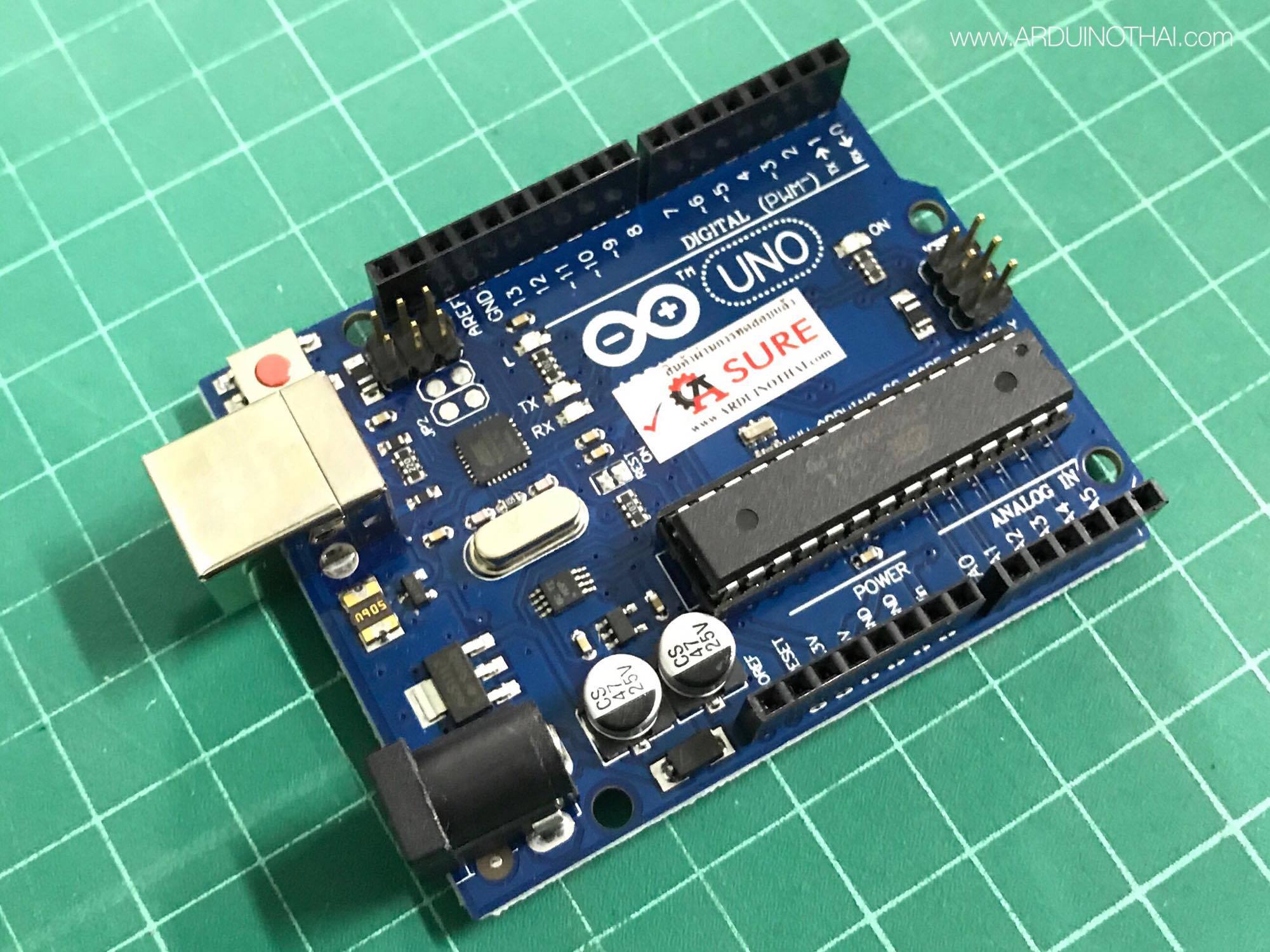 แลกซื้อ บอร์ด uno R3 แถมสาย USB ราคา 129 บาท เมื่อซื้อสินค้าครบ 1000 บาท (โปรโมชั่น)