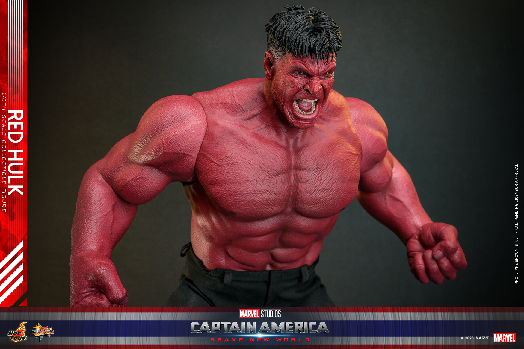 Hot Toys MMS797 Captain America: Brave New World - Red Hulk