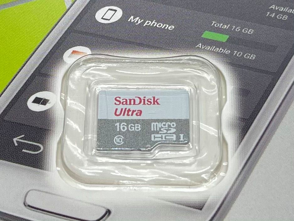 MicroSD SanDisk Class 10 16GB (รับประกัน 5 ปี)
