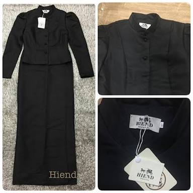 ชุดไทยจิตรลดา สีดำ งานป้าย