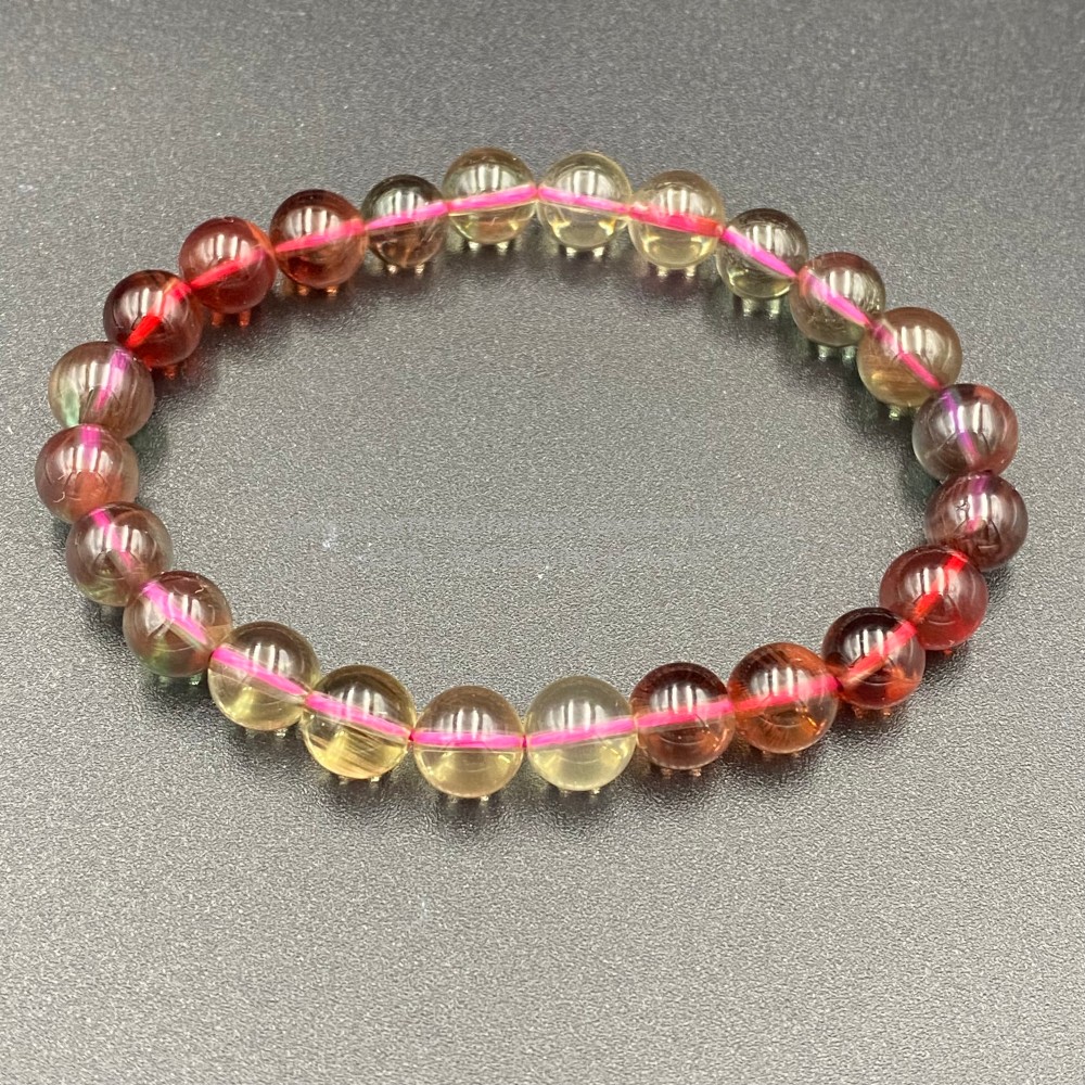 Andesine แอนดีซีน เป็นพลอยในตระกูลลาบราโดไรท์ Labradorite จากทิเบต 8 mm