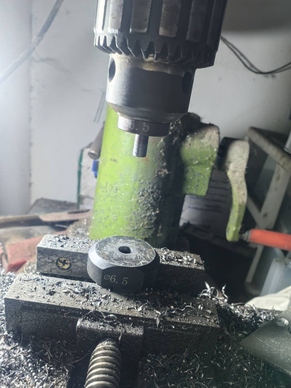 OT174 ตัวปั๊มเจาะรูเหล็ก 6.5-16 มิล สำหรับ DIY สว่านแท่น เครืองอัดไฮดรอลิค เจาะรุเหล็ก