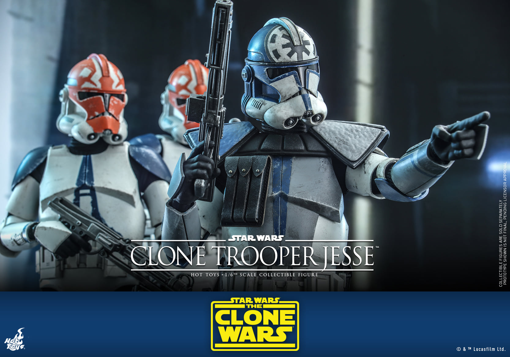 Hot Toys TMS064 1/6 Star Wars: The Clone Wars™ - Clone Trooper Jesse™