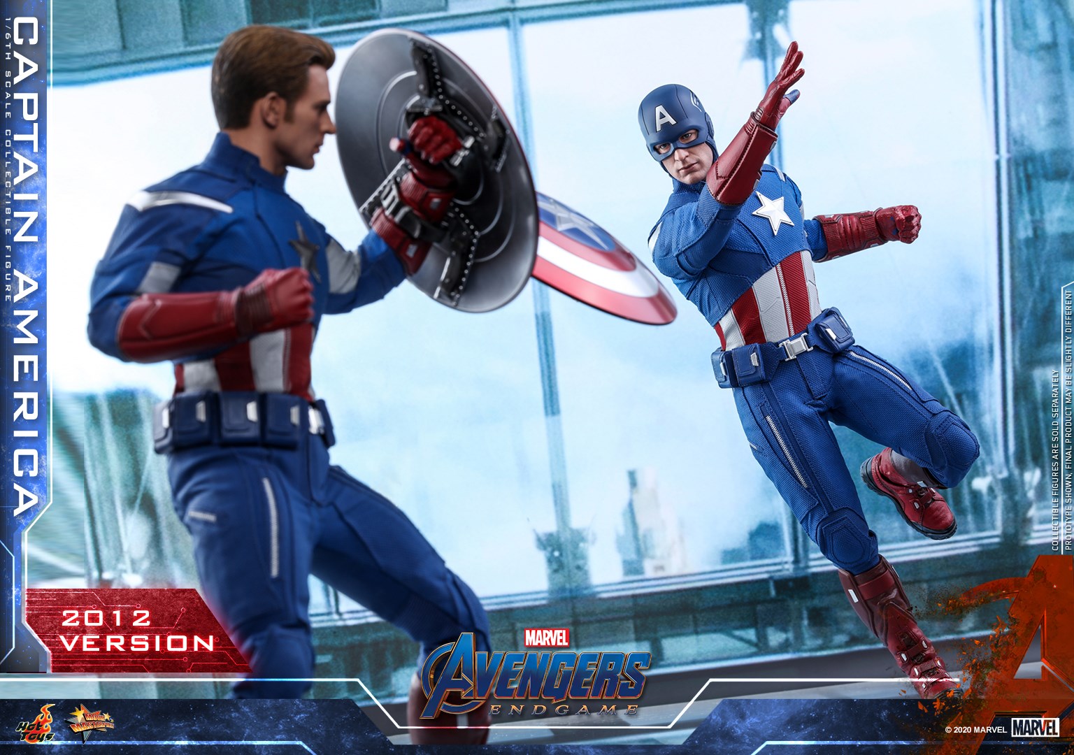 Hot Toys MMS563 Avengers: Endgame 1/6 Captain America (2012 Version)