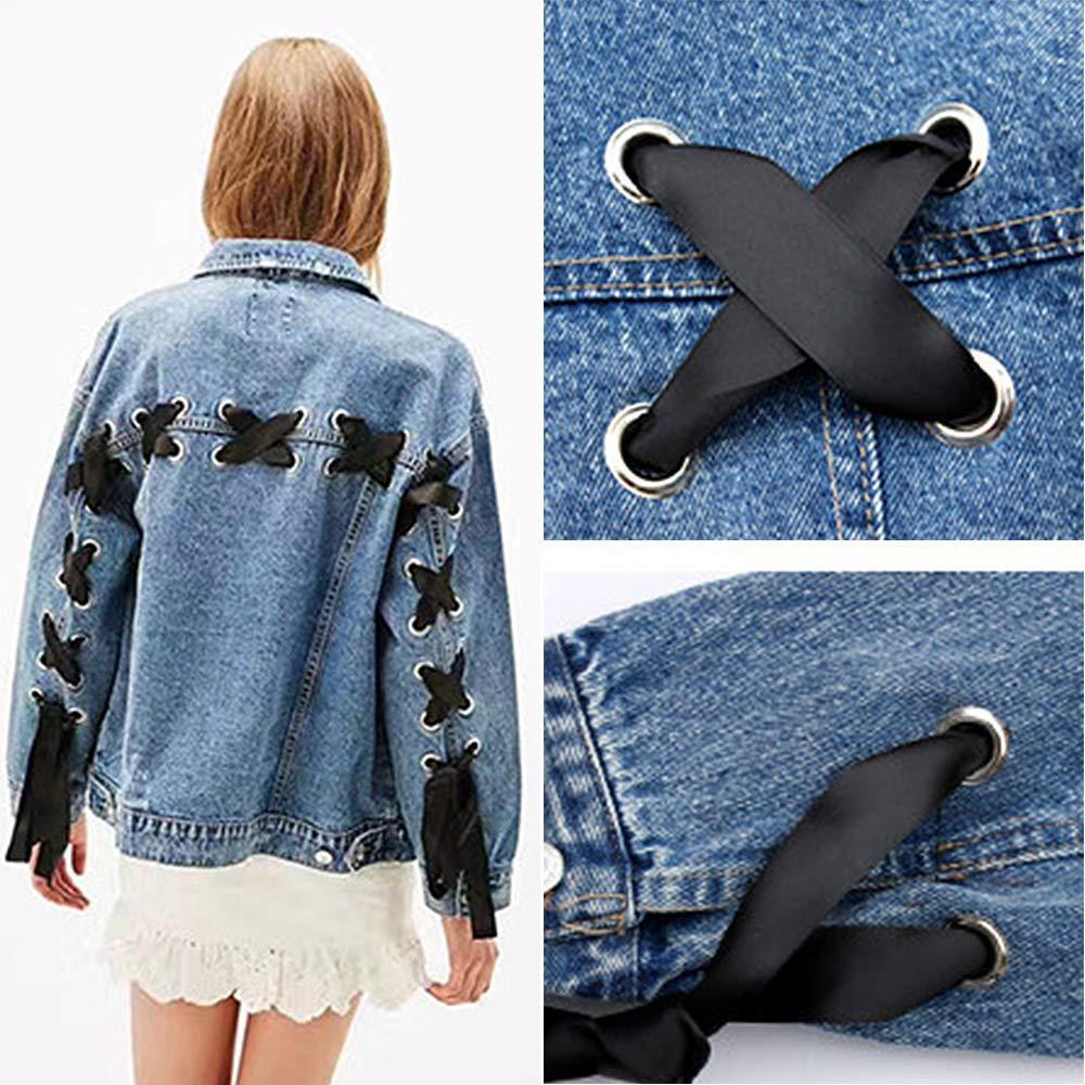 แจ็คเก็ตยีนส์แต่งริบบิ้น🎗งานสวยเท่ สไตล์ชิคๆเก๋ๆ แนวเกาเกาหลี