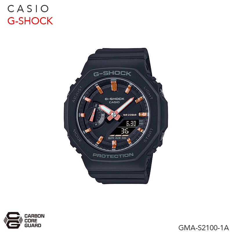 Casio G-Shock Mini นาฬิกาข้อมือผู้หญิง สายเรซิ่น รุ่น GMA-S2100 (GMA-S2100-1A,GMA-S2100-4A,GMA-S2100-4A2,GMA-S2100-7A)