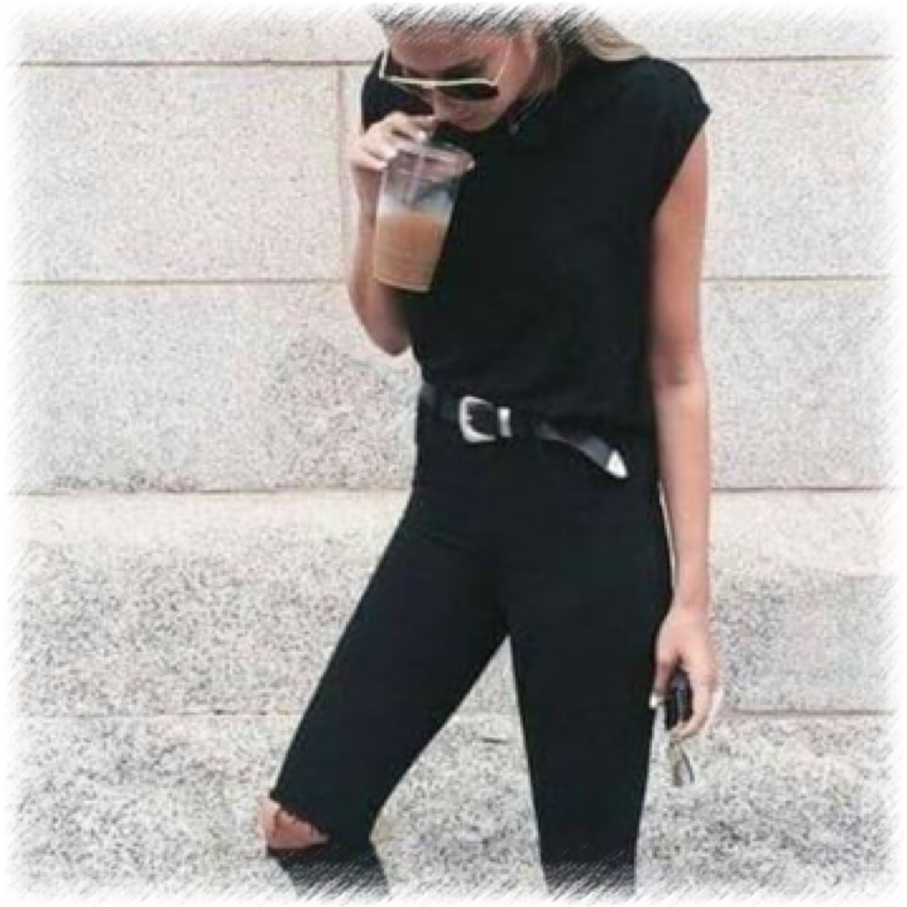 เข็มขัดวินเทจ เข็มขัดหัวโกธิค ไซส์ใหญ่