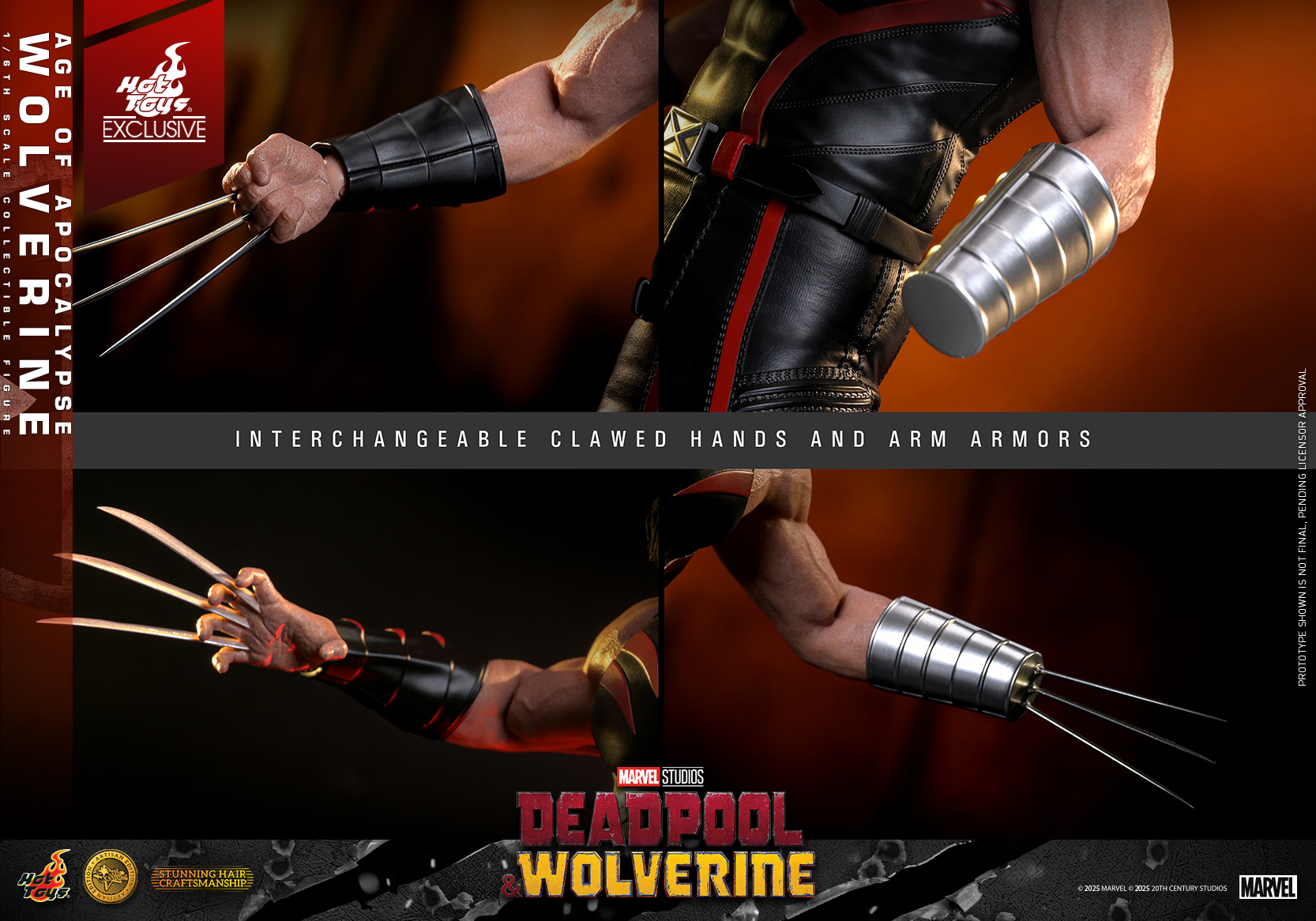 Hot Toys MMS819AE Deadpool & Wolverine - Age of Apocalypse Wolverine (Artisan Edition) [Hot Toys Exclusive]