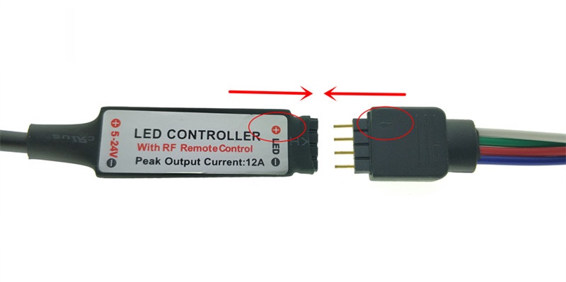 Led RGB 5V USB ยาว 0.5m พร้อมรีโมต