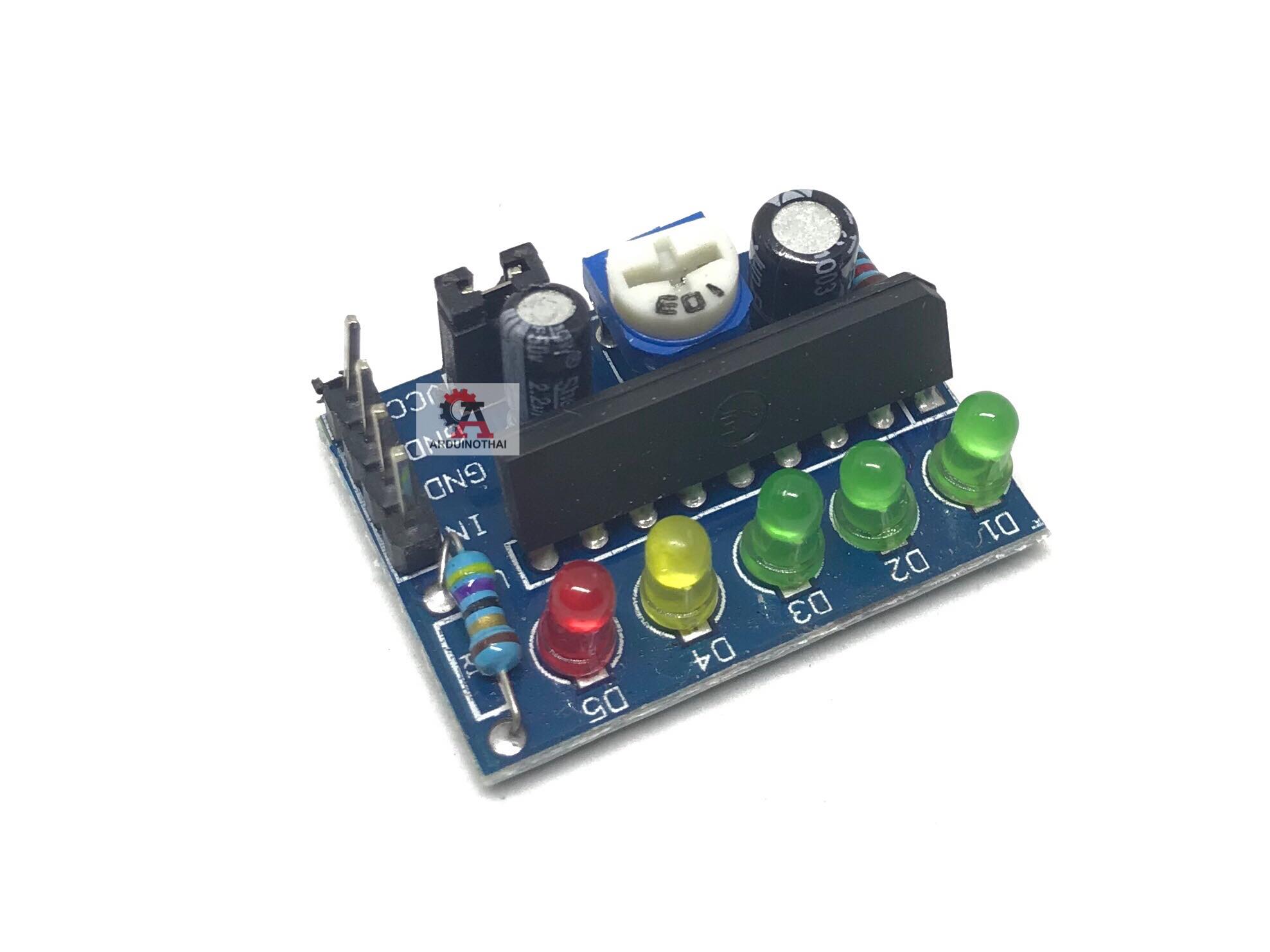 โมดูลวัดระดับแบตเตอร์รี่ 12V KA2284 Voltage Level Indicator สต็อกไทยส่งไว