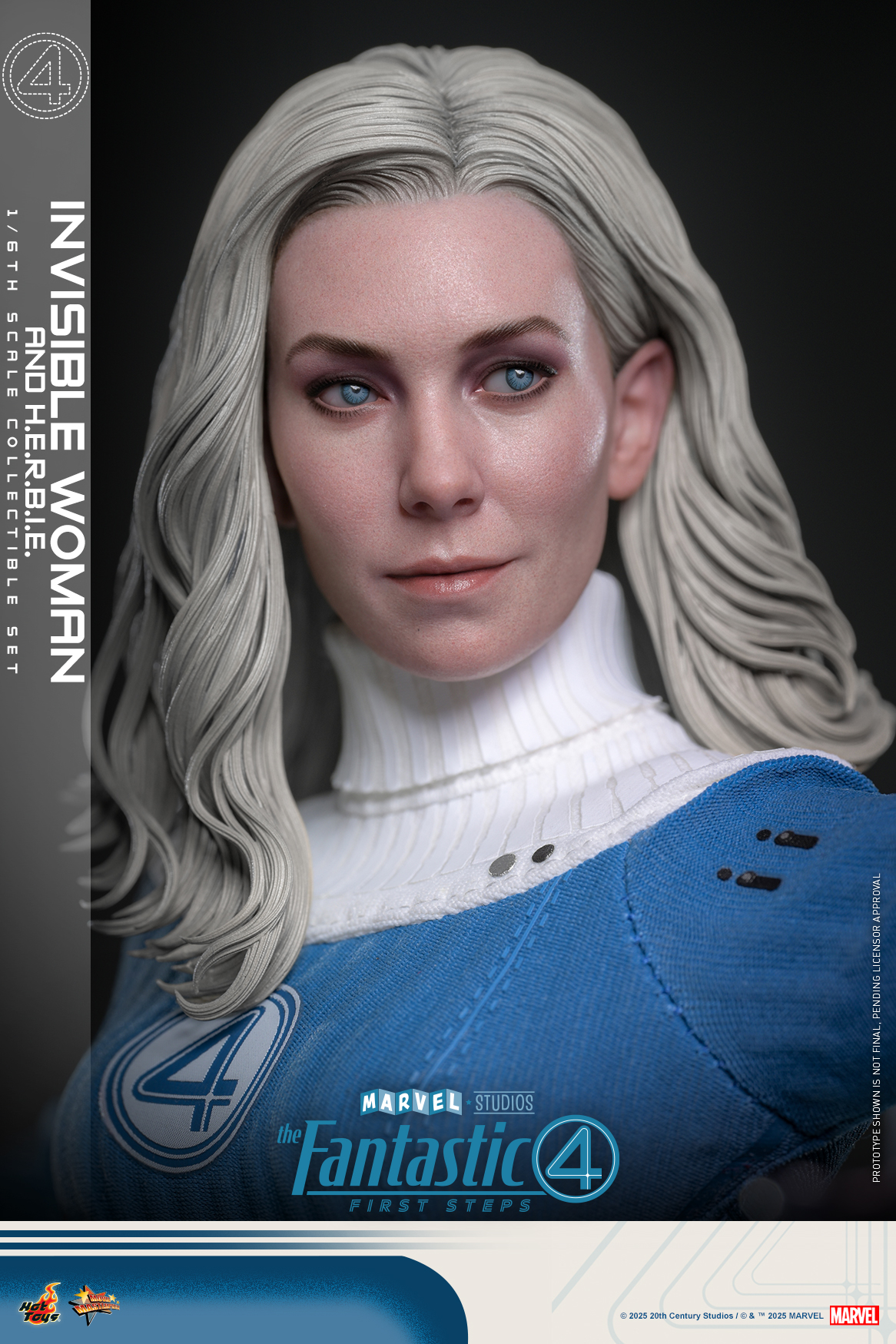 Hot Toys MMS824 The Fantastic Four: First Steps - Invisible Woman and H.E.R.B.I.E.
