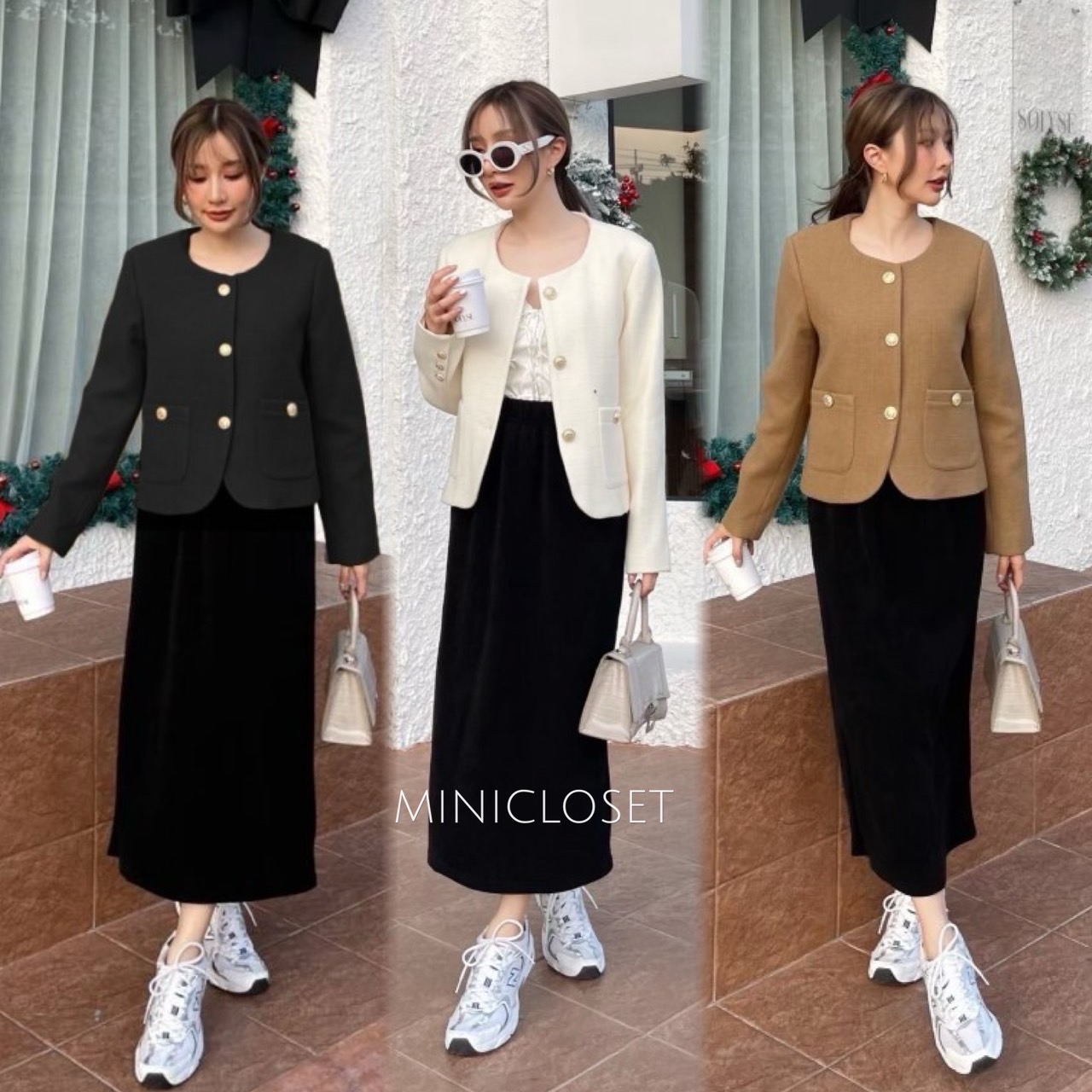 เสื้อทวิตสีพื้นเรียบหรู ลุคสวยแพงต้องรุ่นนี้ค่ะ