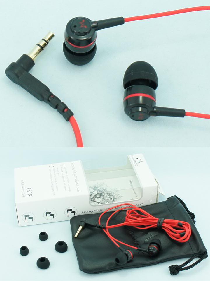 ขาย หูฟัง Soundmagic ES18 สีสันจิ้ดจ้าดถูกใจวัยรุ่น เบสลงลึกหนักหน่วงสะใจ ใส่สบาย น้ำหนักเบา ไม่เจ็บหู หูฟังระดับคุณภาพเยี่ยม !