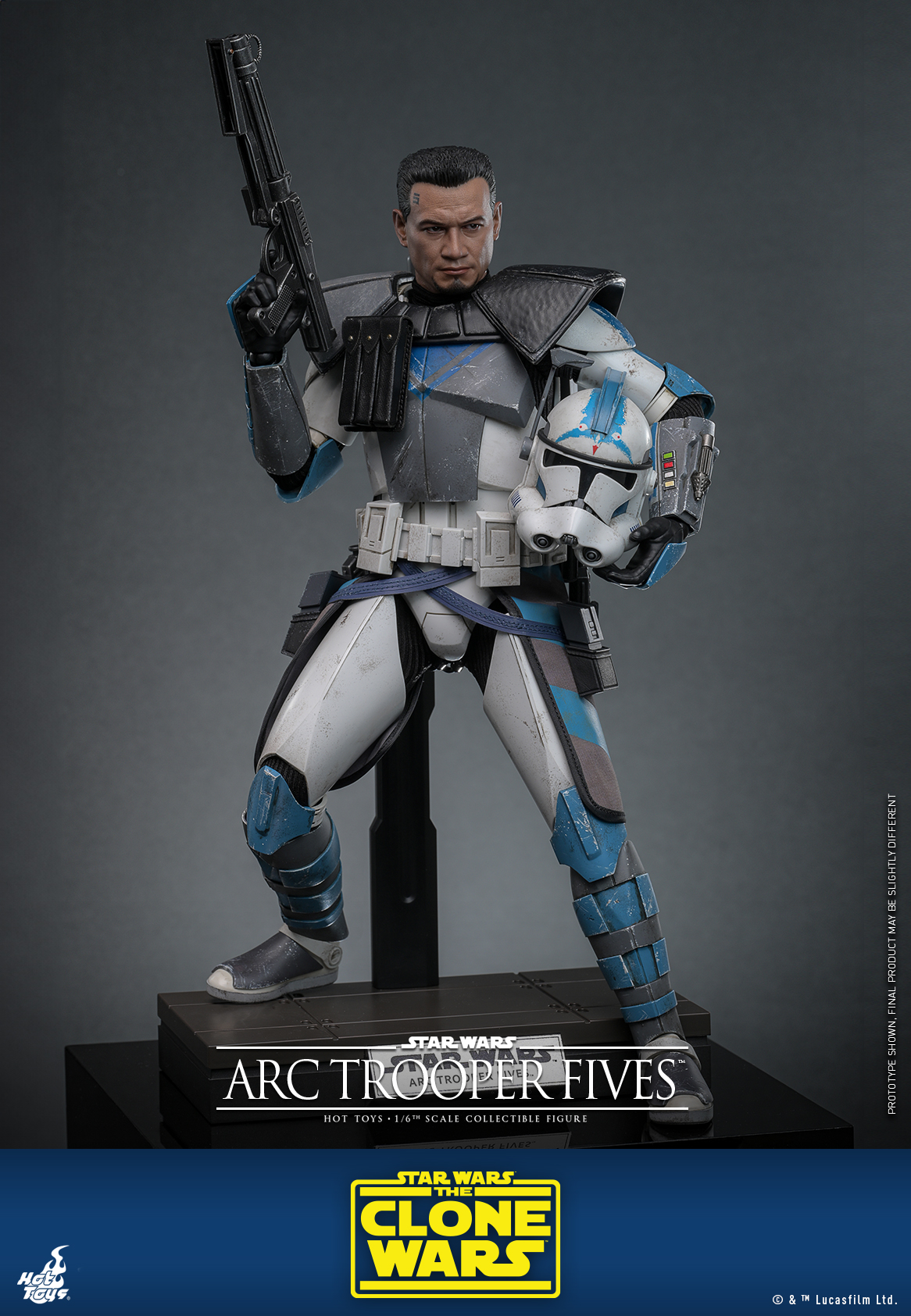 Hot Toys TMS132 Star Wars: The Clone Wars - Arc Trooper Fives