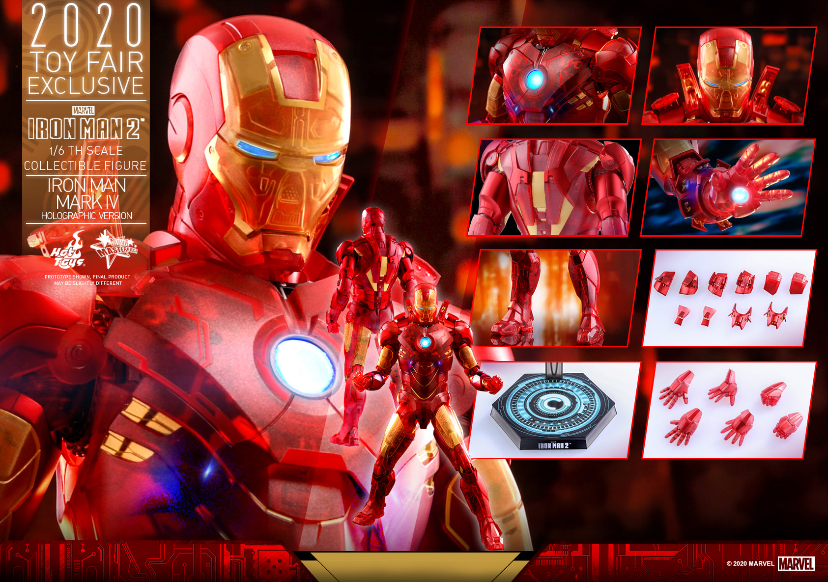 Hot Toys MMS568 IRON MAN 2 - IRON MAN MARK IV (HOLOGRAPHIC VERSION)