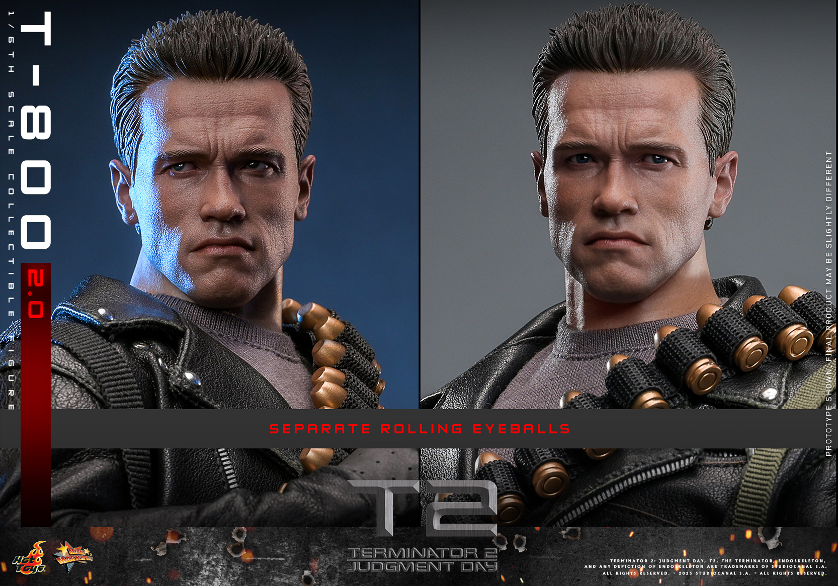 Hot Toys MMS795 Terminator 2: Judgment Day - T-800 (2.0)