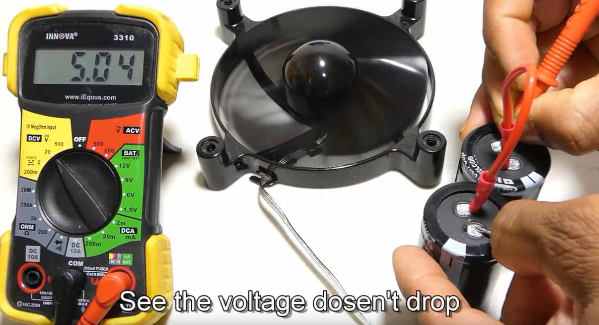 EA02 ซุปเปอร์คาปาซิเตอร์ 2.7v 500F ยีห่้อ green -cap สำหรับงาน DIY ไฟฟ้า