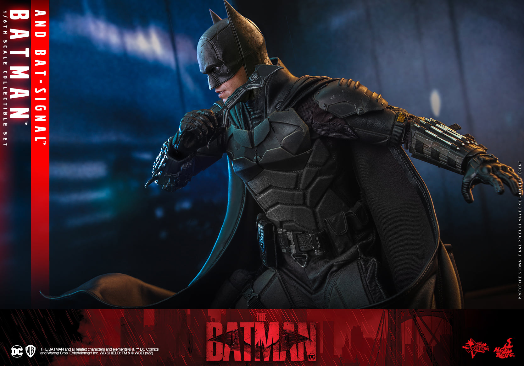 Hot Toys MMS641 1/6 The Batman - Batman and Bat-Signal
