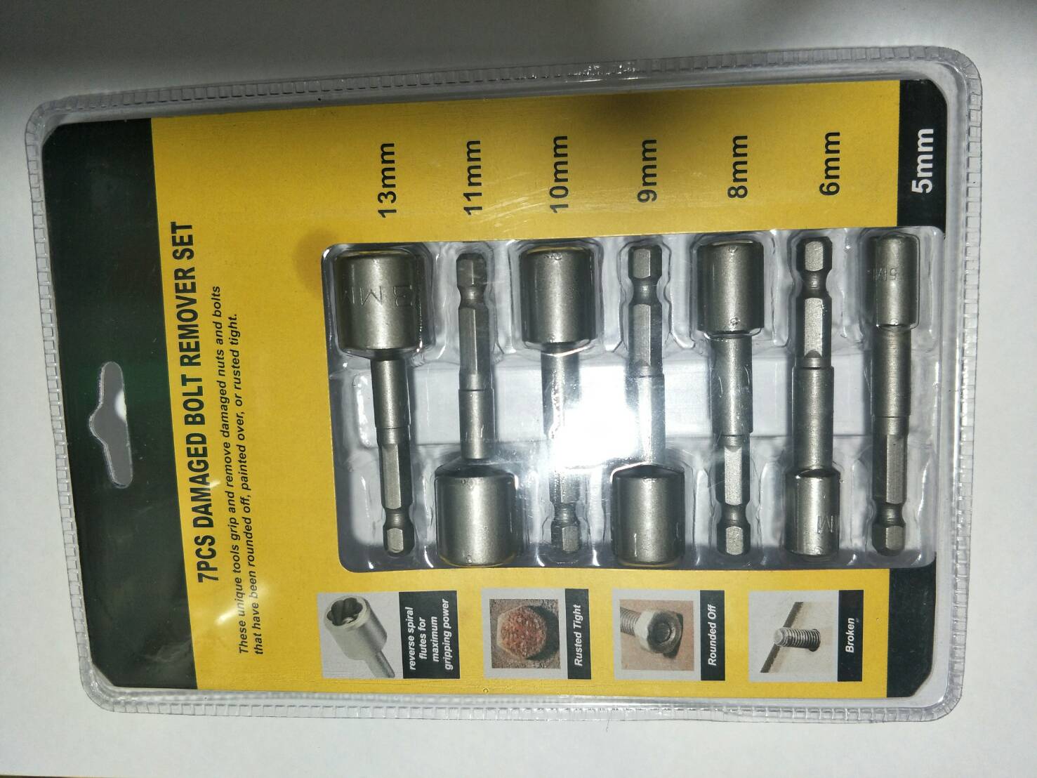 SX09 ชุดถอนเกลียวน็อตหัวเสีย M5-M13 สำหรับงานน็อตสกรูขนาดเล็ก รุ่นใช้ง่ายไม่ต้องเจาะรู