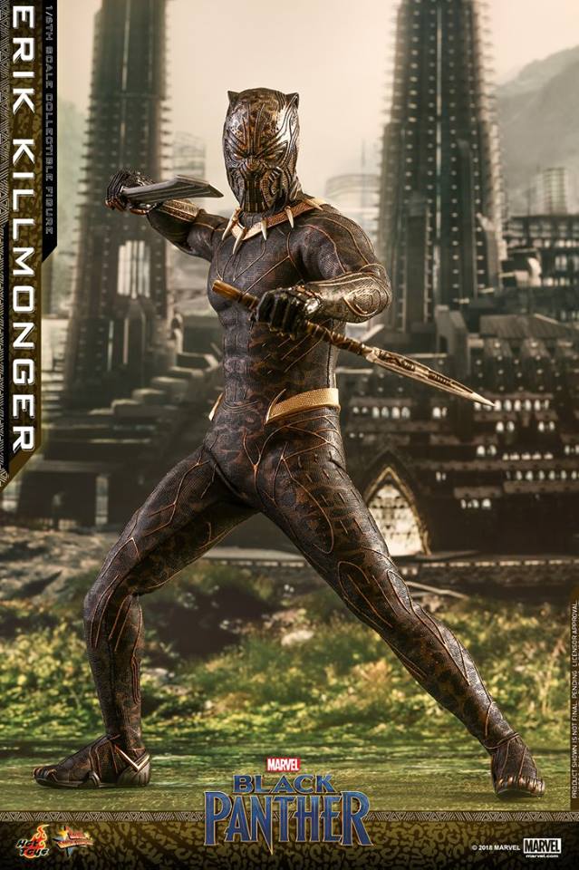 Hot Toys MMS471 BLACK PANTHER - ERIK KILLMONGER