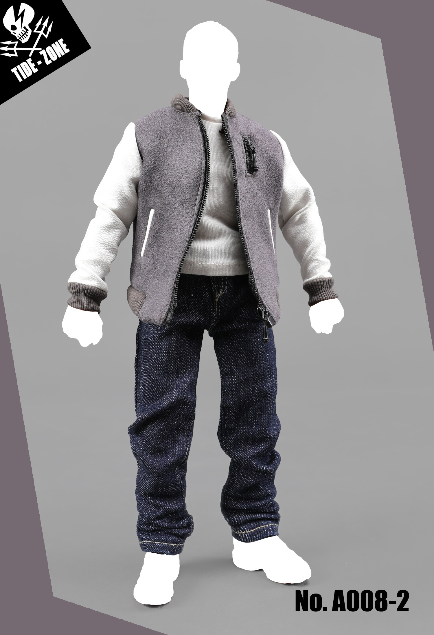 TIDE-ZONE A008 Baseball blouses suit