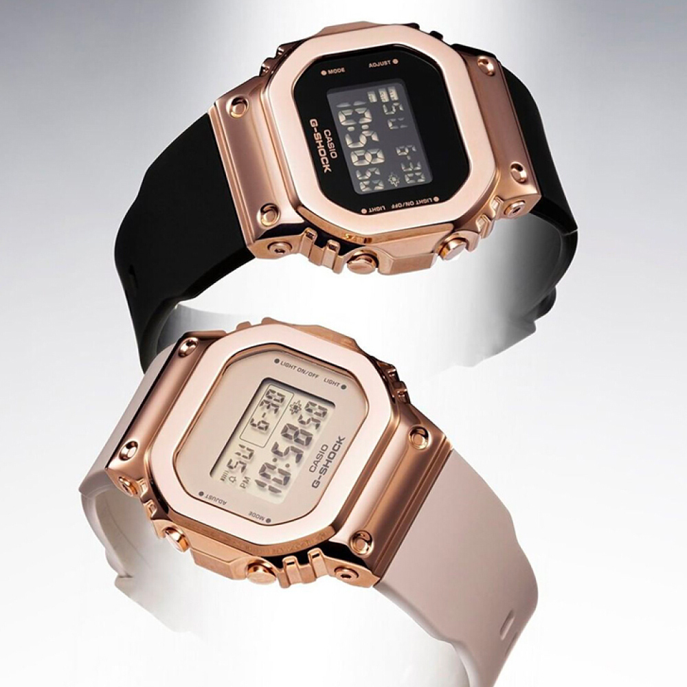นาฬิกาข้อมือ Casio G-shock Mini สำหรับผู้หญิง GM-S5600 Series รุ่น GM-S5600-1 | GM-S5600G-7 | GM-S5600PG-1 | GM-S5600PG-4
