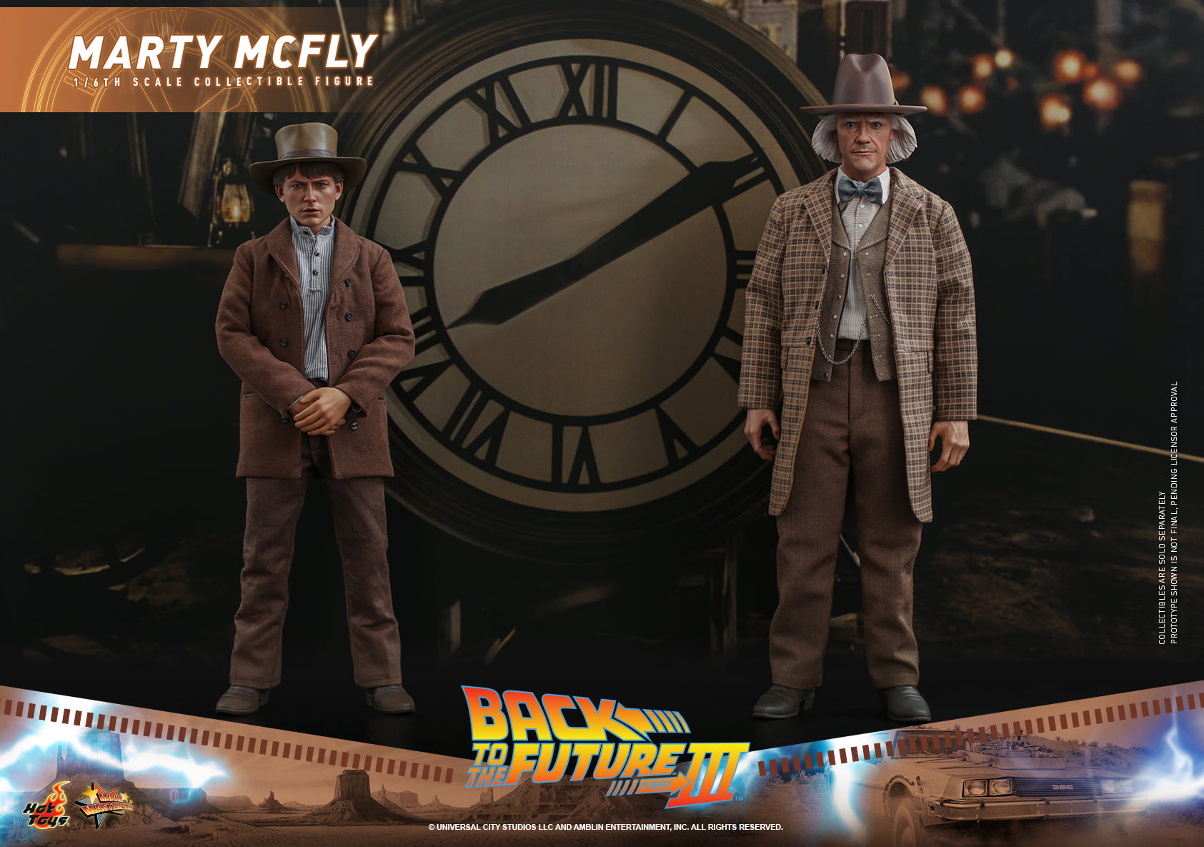 Hot Toys MMS616 1/6 Back to the Future Part III - Marty McFly