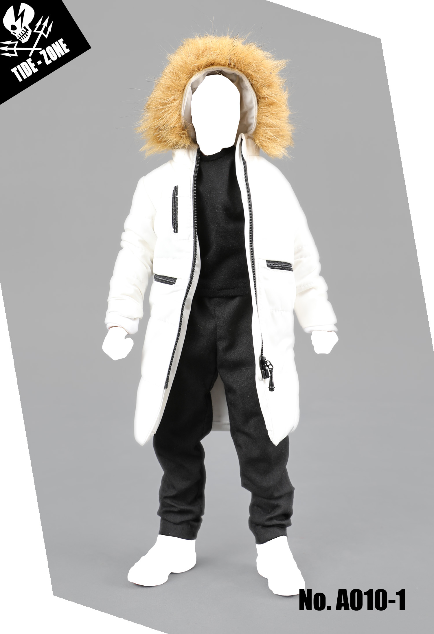 TIDE-ZONE A010-1 Cotton coat suit (White)