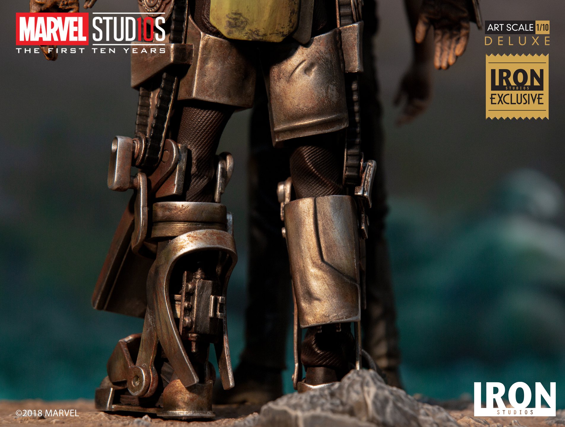 Iron Studios Deluxe Art Scale 1/10 Tony Stark & Mark I (EX)