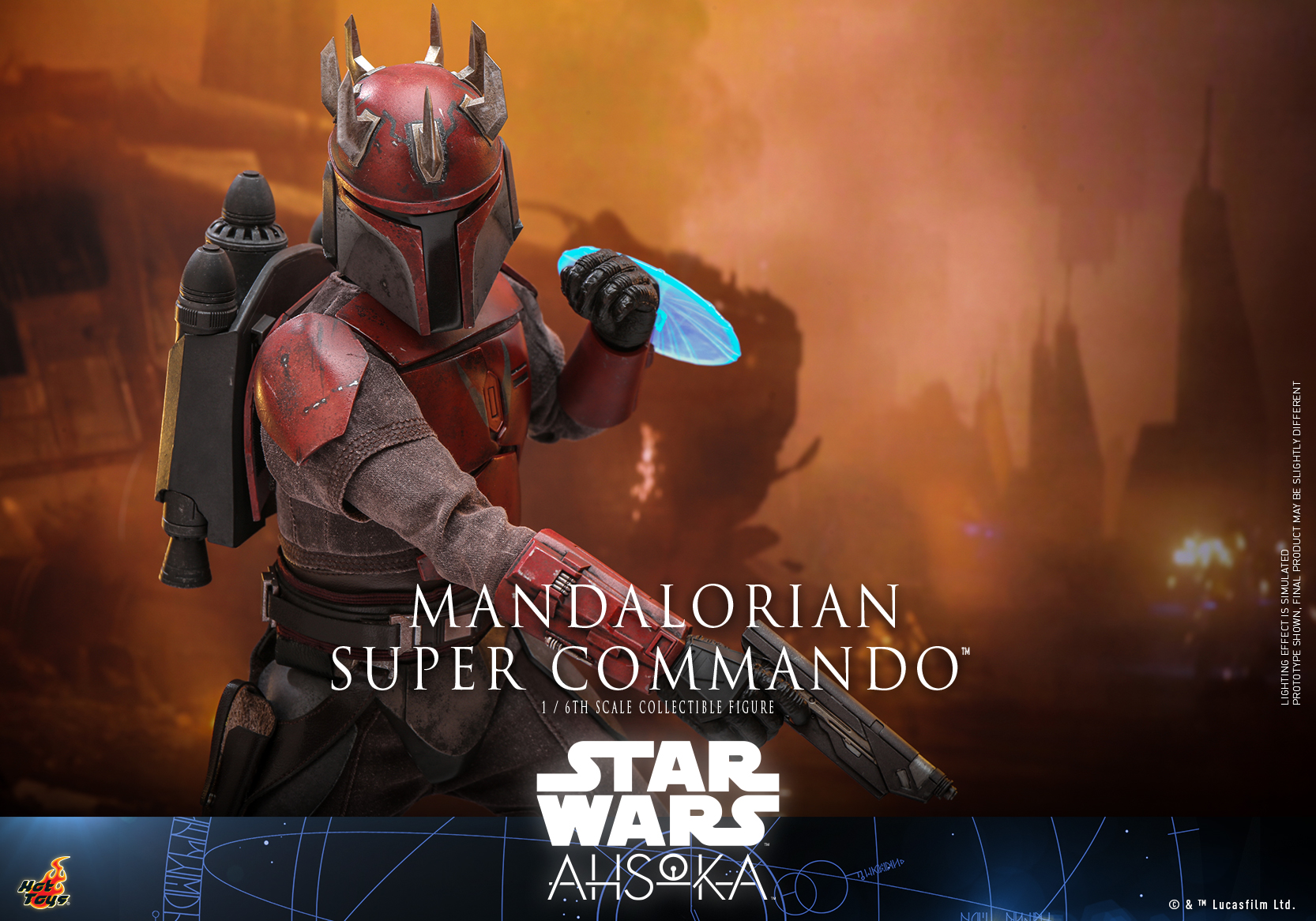 Hot Toys TMS127 1/6 Star Wars: Ahsoka™ - Mandalorian Super Commando™