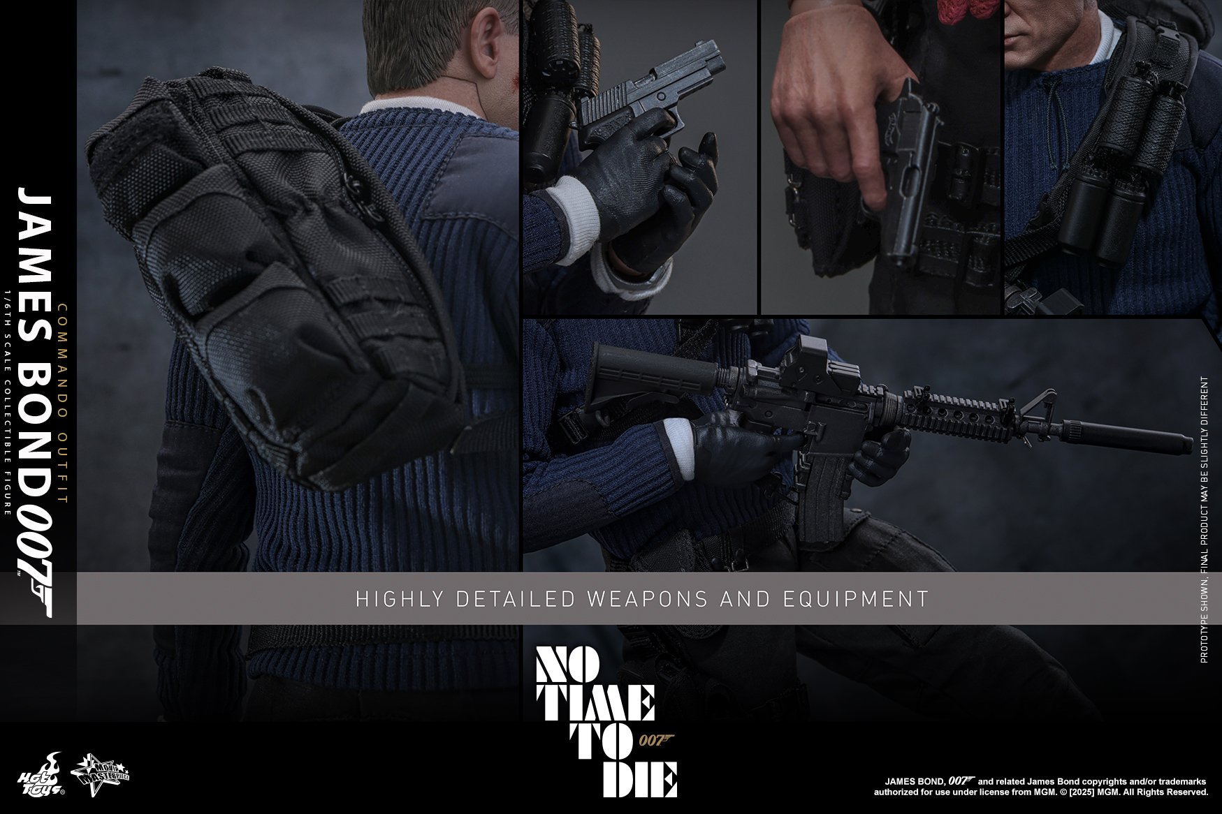 Hot Toys MMS804 No Time To Die - James Bond (Commando Outfit)