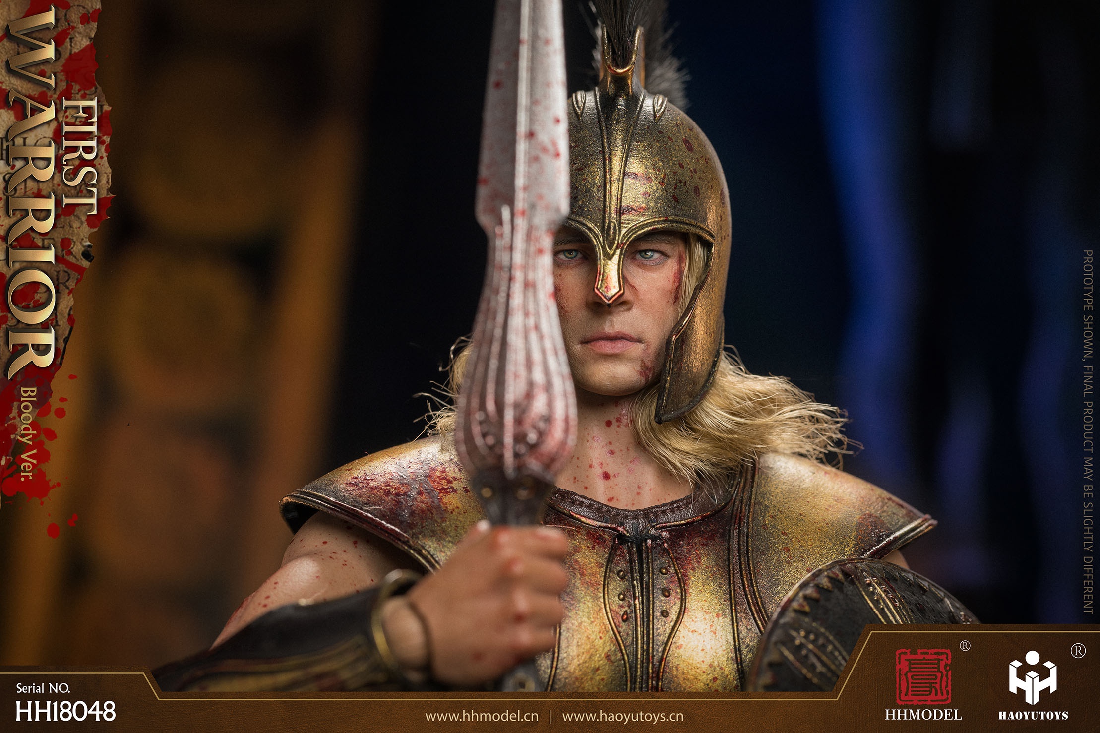 HHMODEL & HAOYUTOYS HH18048 1/6 FIRST WARRIOR (Bloody Ver.)