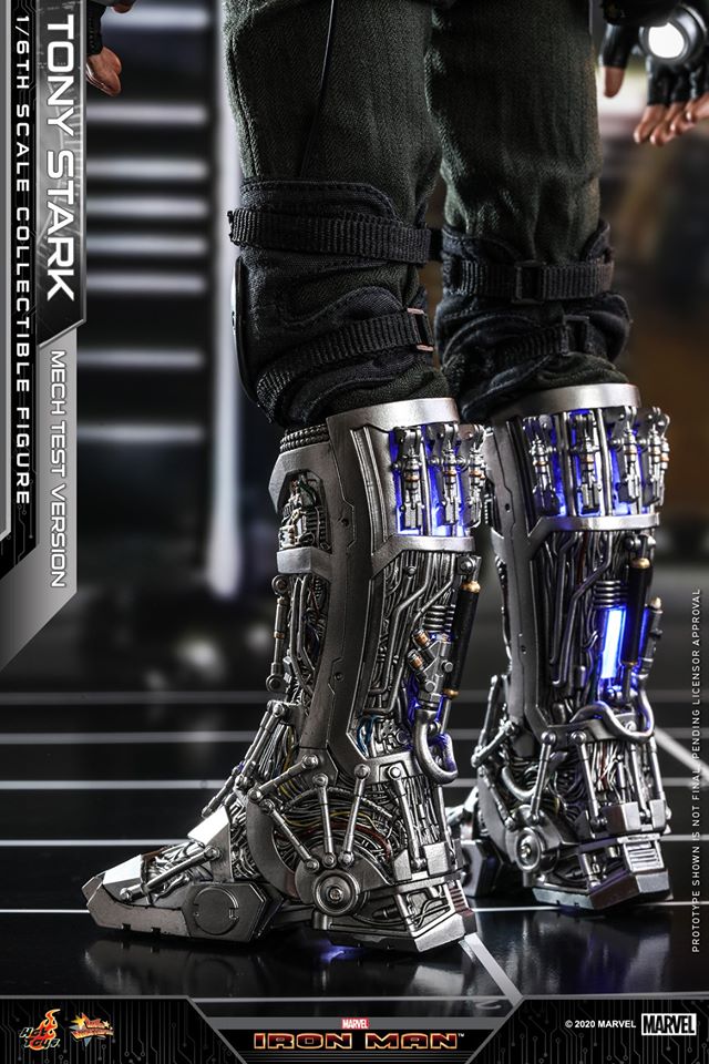 Hot Toys MMS581B 1/6 Iron Man - Tony Stark (Mech Test Version) (Special Edition Bonus)