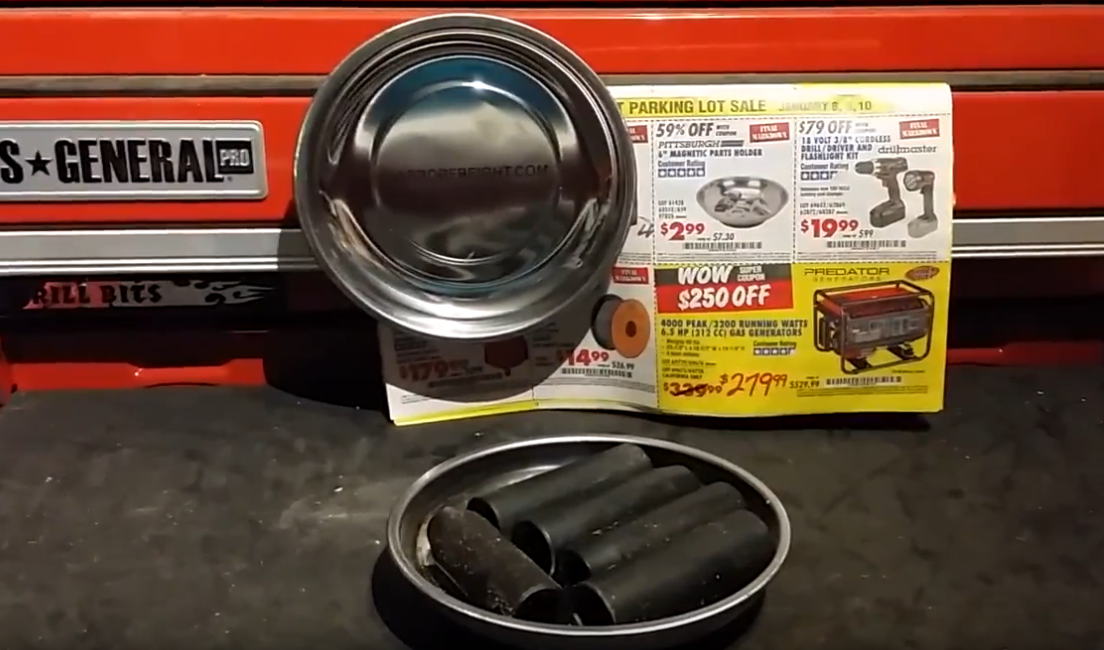 MD05 จานแม่เหล้กเก็บน็อตสกรู 6 นิ้ว