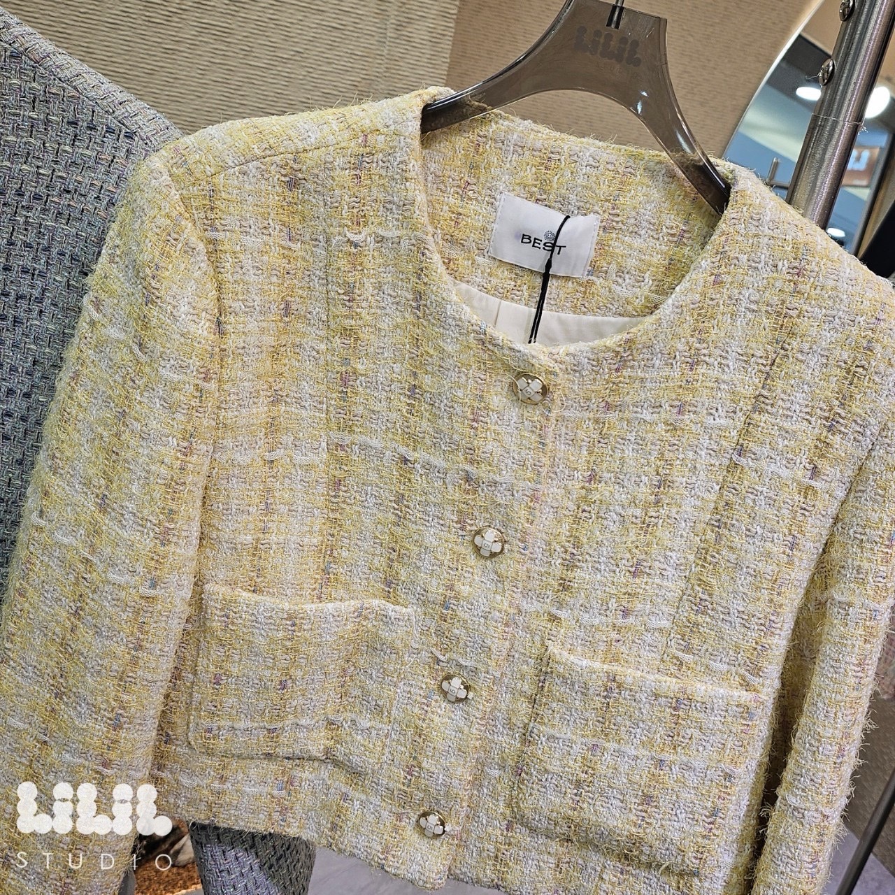 เสื้อทวีต เบลเซอร์ผ้าทวีตน่ารักๆสไตล์เกาหลี🇰🇷