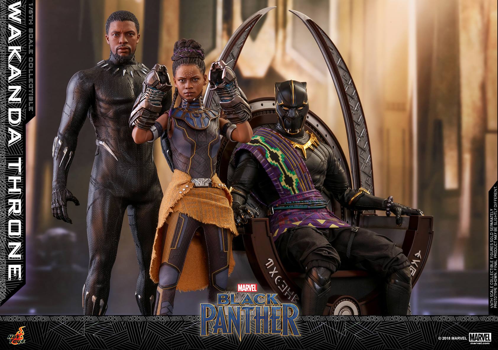 Hot Toys ACS005 BLACK PANTHER - WAKANDA THRONE