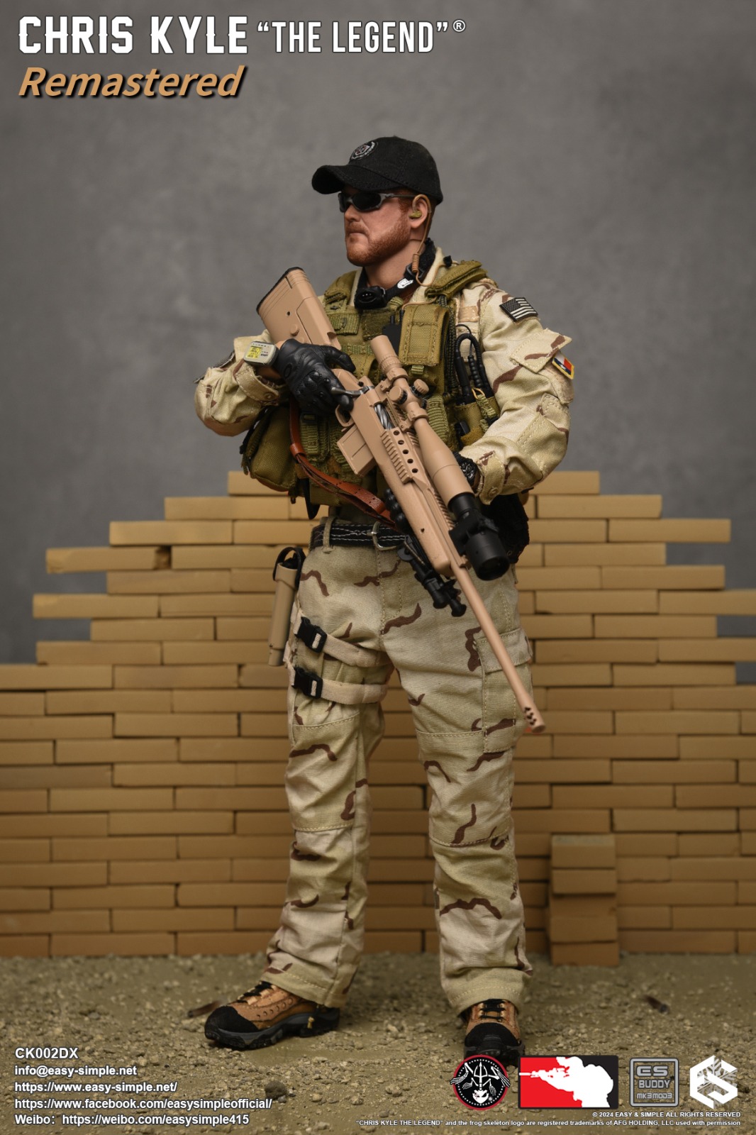 BlackOpsToys X Easy&Simple ES CK002DX Chris Kyle "The Legend" Remastered (Deluxe Version)