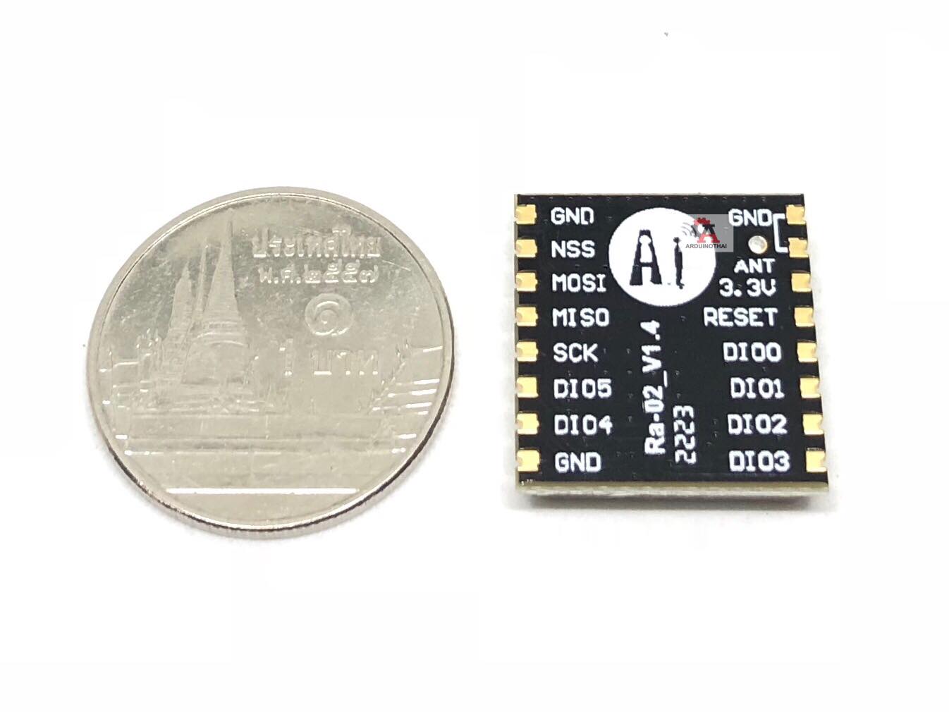 LoRa module 433MHz Ra-02 SX1278 โมดูลส่งข้อมูลไร้สายระยะไกลความถี่ 433Mhz สต็อกไทยส่งไว