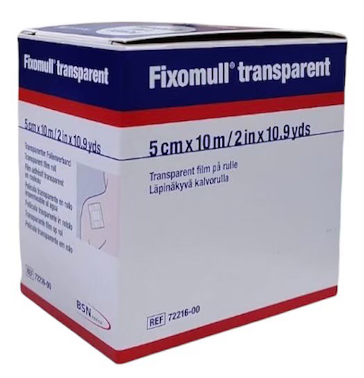 FIXOMULL TRANSPARENT แผ่นฟิล์มใสกันน้ำ 5 CM X 10 M ส่งฟรี
