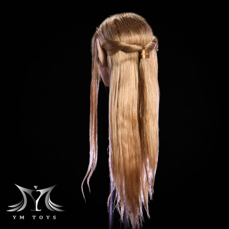 YMToys Elf B Beauty headsculpt Suntan (can change ears) Black Hair