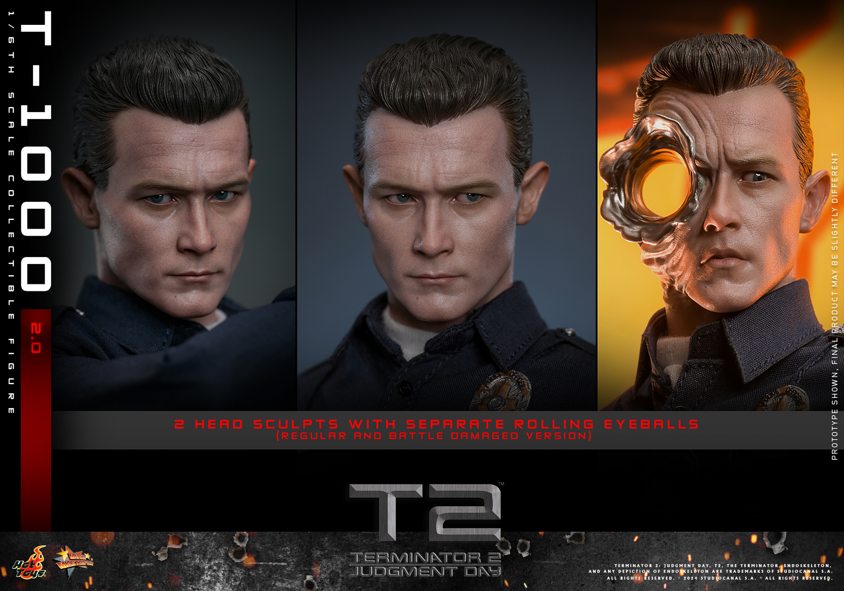 Hot Toys MMS774 Terminator 2: Judgment Day - T-1000 (2.0)